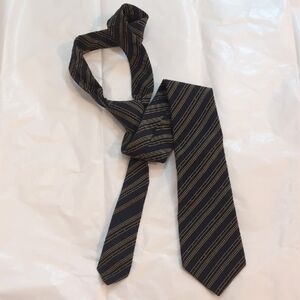 Lanvin Striped Silk Tie